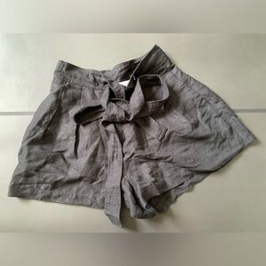 ASTR Black Wrap High Waisted Shorts